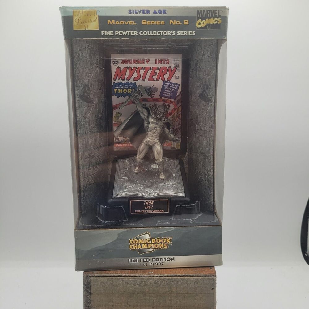 Journey into Mystery #83 Pewter Figure  1997 Thor Marvel Comic Book Champion COA